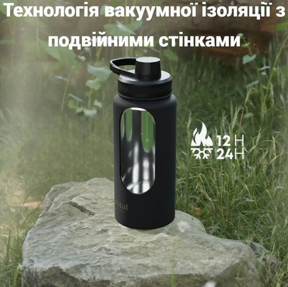 Пляшка для води Smartshake Bohtal Insulated Sports Bottle 960 ml/32 oz Blue Superman металева з подвійною вакуумною ізоляцією (11292501) | Зображення 2