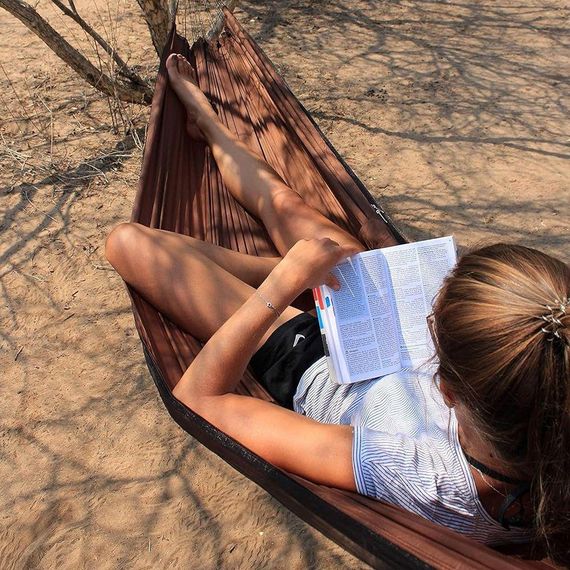 Туристичний гамак з москітною сіткою (240х150см), до 150 кг, A001 / Підвісний гамак для кемпінгу | Зображення 5