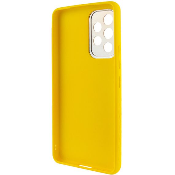 Шкіряний чохол Xshield для Samsung Galaxy A53 5G Білий / White Жовтий / Yellow | Зображення 2