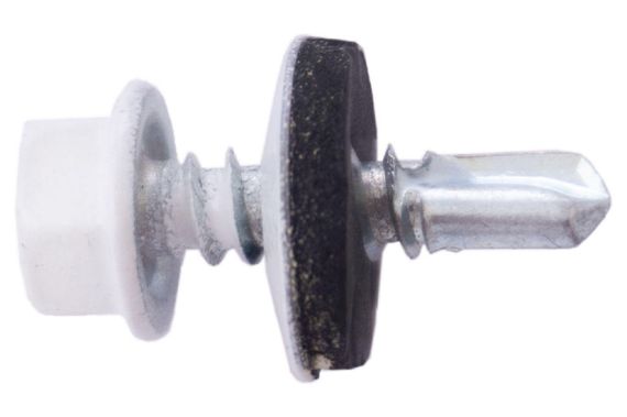 Саморез кровельный Apro - 4,8 x 19 мм RAL 9003 (50 шт.) (9R648199003) | Зображення 1