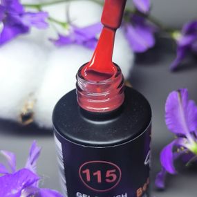Гель-лак для ногтей Bee Nails 115 (классический красный) 8мл
