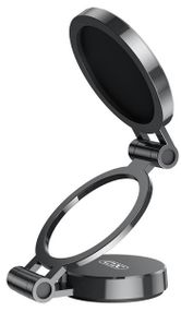 Автотримач XO C160 Universal Magnetic tri-fold Phone Holder Black
