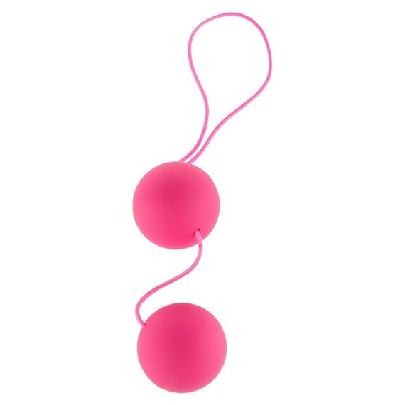 Вагінальні кульки пластикові рожеві Toy Joy sexstyle