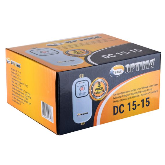 Насос підвищення тиску Optima Prime DC 15-15 AUTO | Зображення 1