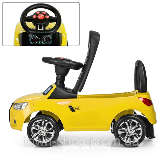 Каталка-толокар Bambi M 3147A-6 Желтый музыкальный | Зображення 3