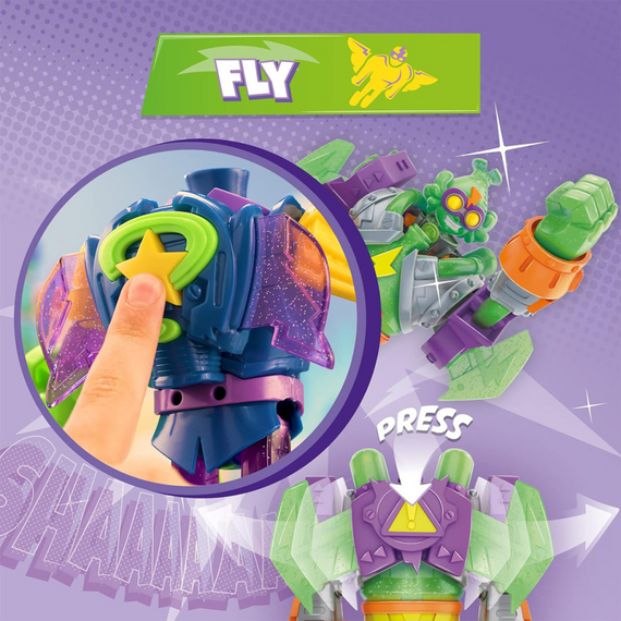 Ігровий набір Супербот Мега-К Superthings PSTSP116IN20 робот, казум-кид, фігурка | Зображення 4