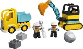Конструктор игровой Town Грузовик и гусеничный экскаватор 10931 20 деталей