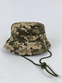 Панама з малими полями Піксель,Панама армійська польова для ЗСУ,чоловіча військова камуфляжна панама