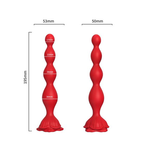 Анальный стимулятор - Rosestick Red, 9 Vibration Functions sexstyle | Зображення 2