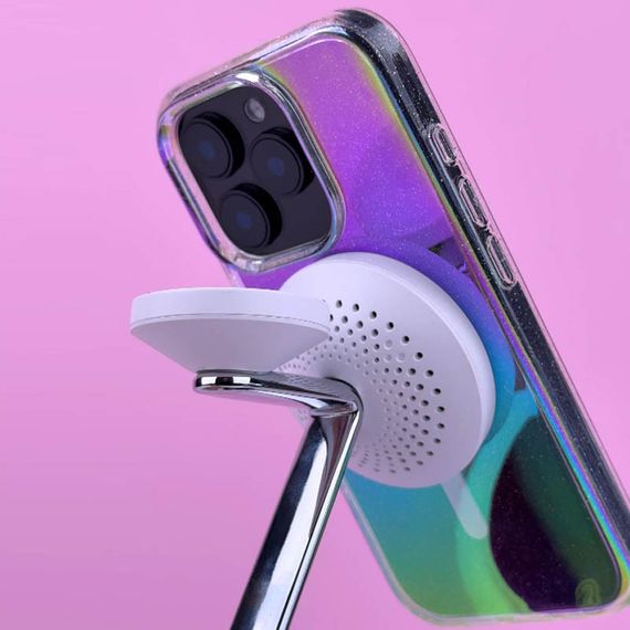 Чехол TPU Galaxy Sparkle (MagFit) для Apple iPhone 16 Pro (6.3") Chroma+Glitter | Зображення 7