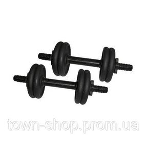 Гантели наборные литые 2 шт по 4,5 кг NE-300-GP005-2