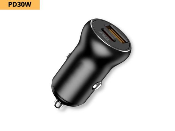 Автомобільний зарядний пристрій XPRO NZ5 PD30W+QC3.0 чорний (23344-01) | Зображення 1