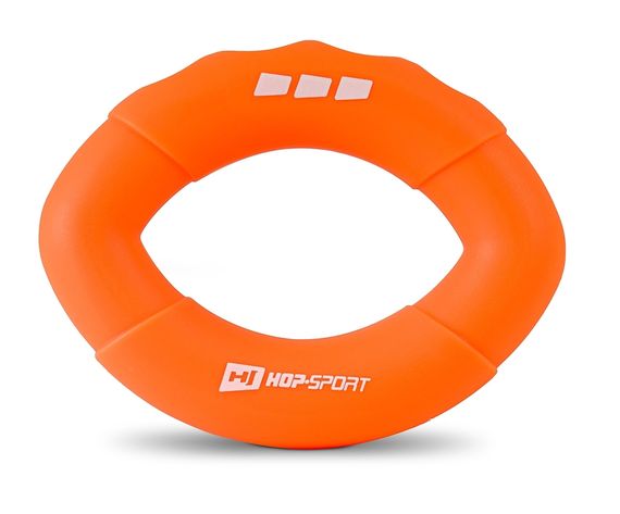 Еспандер силіконовий овальний 22,6кг Hop-Sport HS-S022OG помаранчевий | Зображення 1