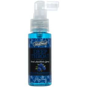 Спрей для мінету Doc Johnson GoodHead DeepThroat Spray - Blue Raspberry 59 мл для глибокого мінету Sex Aura