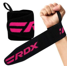 Бинти для зап'ясть (кистьові бинти) RDX W2 Gym Wrist Wraps Pink Pro (WAH-W2P)