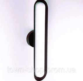 Бра настенное LED WC15-bk-k Черный 44х9х10 см.