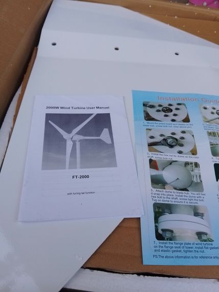 Вітрогенератор FT-2000 L2 3 лопаті 96 В 2000 в Атт 3,2 м | Зображення 7