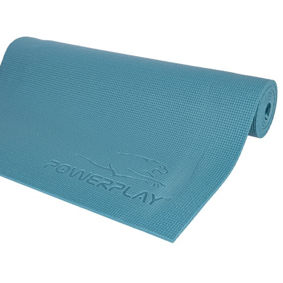 Килимок для йоги та фітнесу PowerPlay 4010 PVC Yoga Mat Зелений (173x61x0.6) | Зображення 4