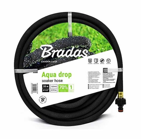Шланг що сочиться Bradas AQUA-DROP FLAT 1/2" – 30 м WAD1/2030