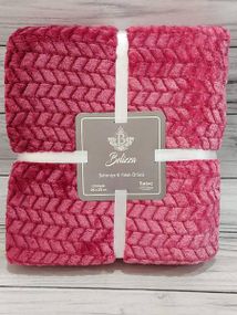 Плед Belizza Kapadokya bordo 200х220см Микрофибра