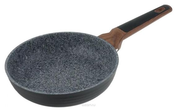 Сковорода Fissman Diamond Grey Ø24см з 5-шаровим антипригарним покриттям