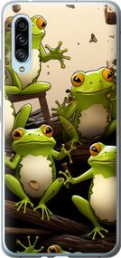 Чехол на Samsung Galaxy A90 5G Жабки "5656u-1800-17620"