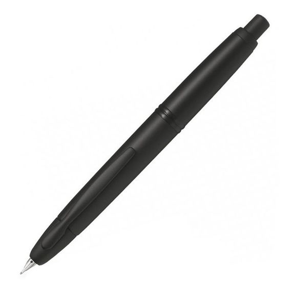 Перьевая ручка Pilot Capless Matte Black Черная матовая с выдвижным пером, тонкое (F)