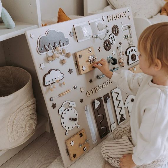 Развивающая игрушка Бизиборд TG1000012, 70х60 см, Коричневый | Зображення 1