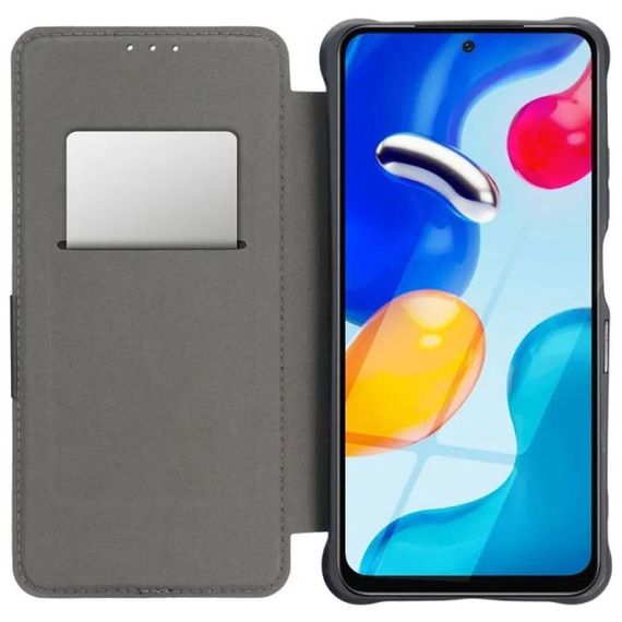 Шкіряний чохол-книжка GETMAN Razor (PU) для Xiaomi Redmi 13C / Poco C65 Green | Зображення 2