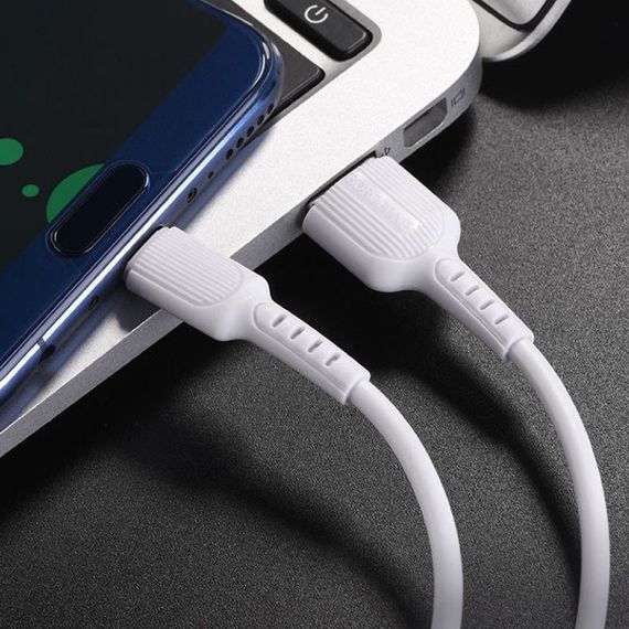 Дата кабель Borofone BX16 USB to Type-C (1m) Білий | Зображення 3