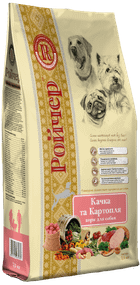 Корм для собак Ройчер качка картопля 7,5 кг