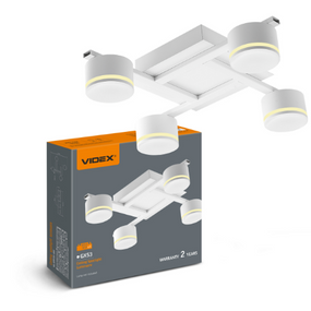 LED Світильник під лампу 4*GX53 накладний білий VL-SPF31-4W Videx