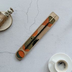 Дерев’яна підставка Рослинний дизайн 5×29,5 см Sagrada Madre 7798348233305-1