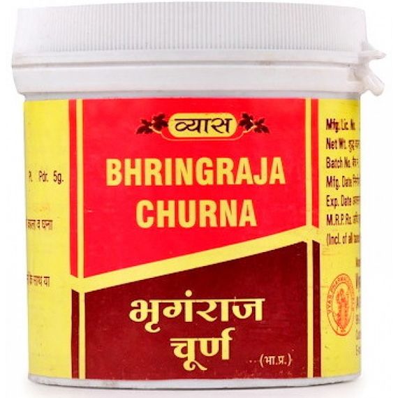 Комплекс для шкіри, волосся, нігтів Vyas Bhringaraj Churna 100 g /33 servings/