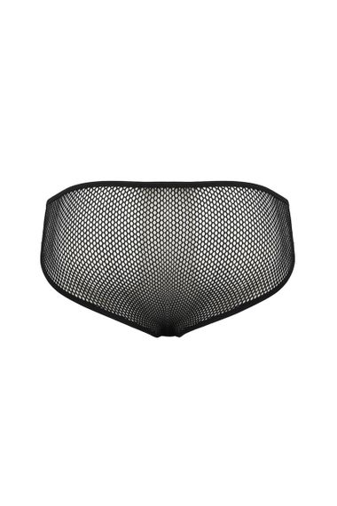 Чоловічі труси зі шнурівкою Passion 035 SLIP RICHARD XXL/XXXL Black, екошкіра, сітка sexstyle | Зображення 3