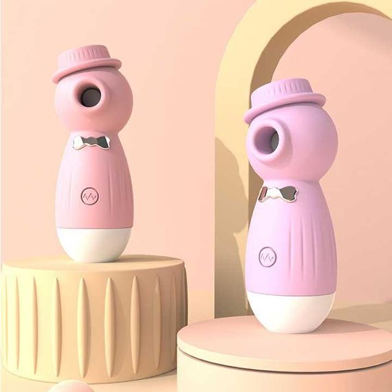 Кліторальний вакуумний вібратор в капелюшку Wo-sex Lilo USB - Фіолетовий | Зображення 1
