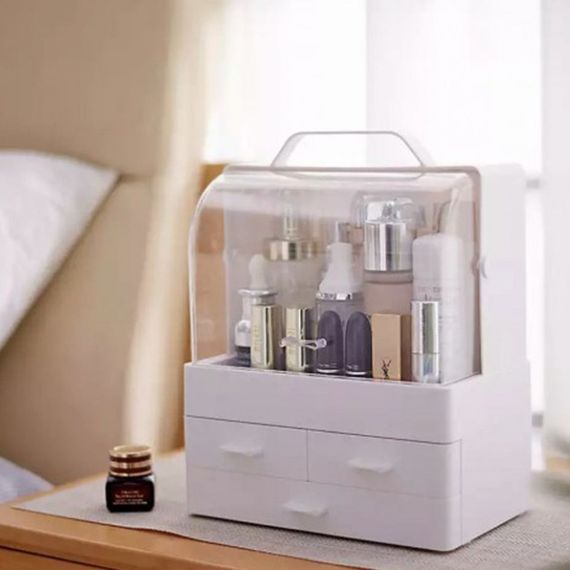 Органайзер для косметики 4 секції великий білий XPRO YM206-2 Three Drawers (MER-14975_921)