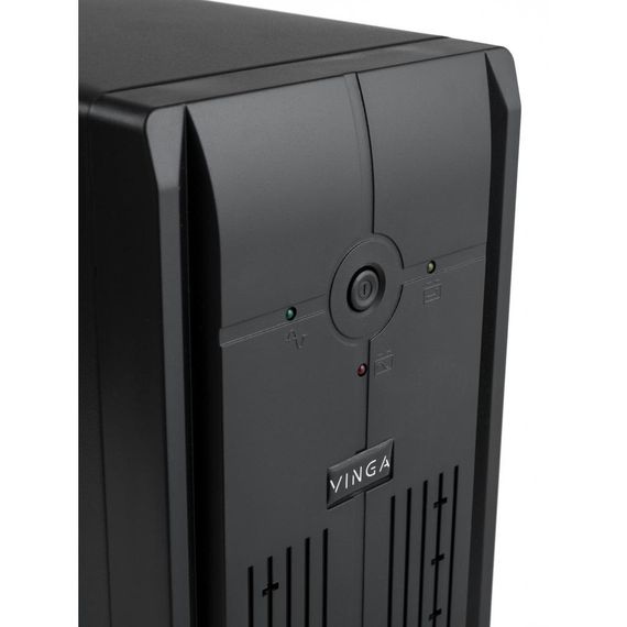 Пристрій безперебійного живлення Vinga LED 650VA metal case with USB (VPE-650PRMU) | Зображення 4