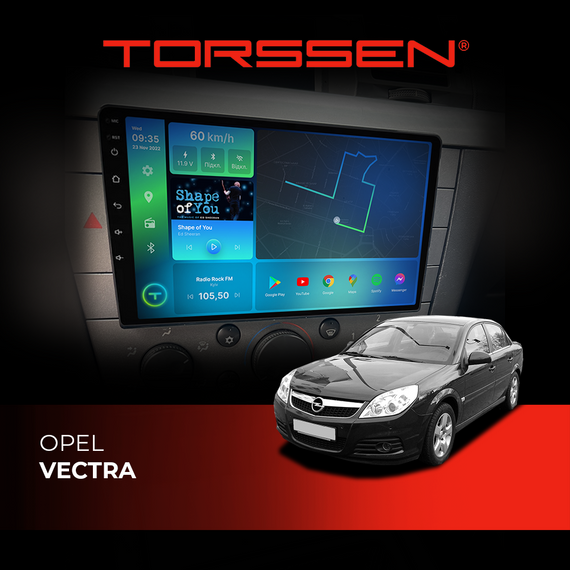 Штатная магнитола Torssen Opel Vectra F98256 4G Carplay DSP