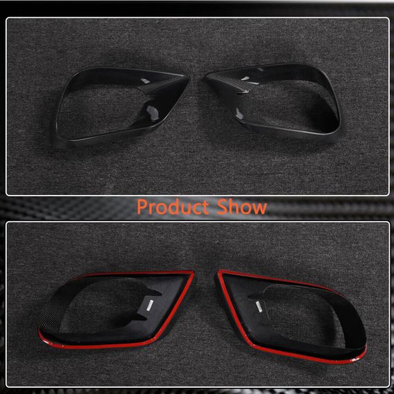 Накладки на передній бампер (для AMG-Line 2017-2019, Карбон) для Mercedes E-class coupe C238 рр | Зображення 3