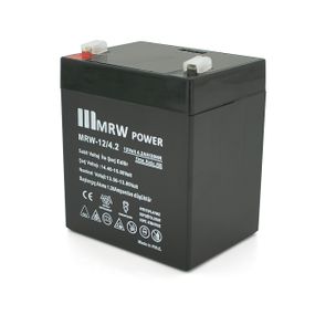 Аккумуляторная батарея Mervesan MRV-12/4.2 12V 4.2A h (90x70x101(104)) Black Q10