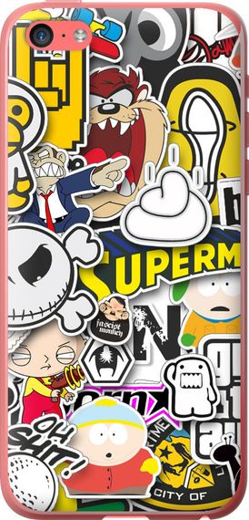 Чехол на iPhone 5c Popular logos "4023u-23-17620"