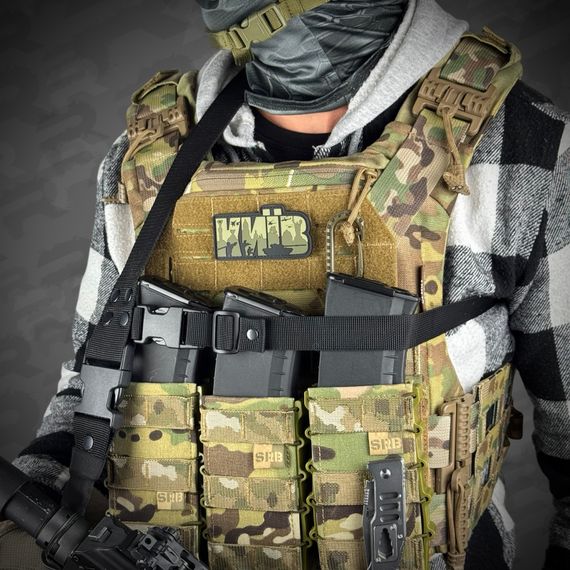 Ремінь збройовий одно/двоточковий RAGNAROK "ODIN" Gen.II carbine Чорний | Зображення 4