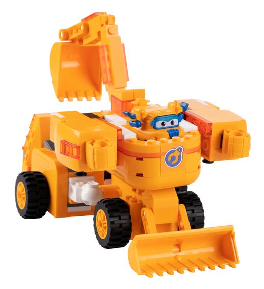 Конструктор-трансформер Super Wings Small Blocks 2-in-1 Buildable Transforming Vehicle Donnie, Донни (EU385007) | Зображення 2