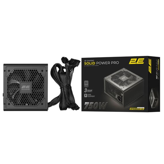 Блок живлення 2E 750W GAMING Solid Power Pro (2E-SP750BRSMII-120) | Зображення 3