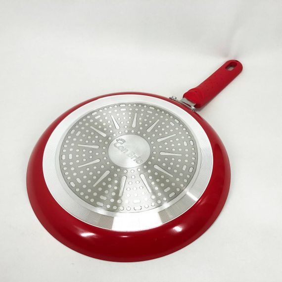 Сковорода млинець 24 см з антипригарним покриттям Con Brio CB-2424 для всіх видів плит. NL-192 Колір: червоний | Зображення 6