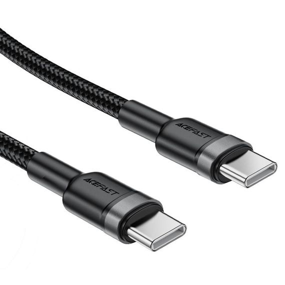 Дата кабель Acefast C22-03 Type-C to Type-C 60W (1.2m) Black | Зображення 4