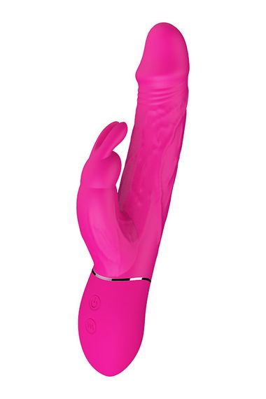Подвійний вібратор кролик Dream Toys VIBES OF LOVE COCKY RABBIT MAGENTA Sex Aura | Зображення 2