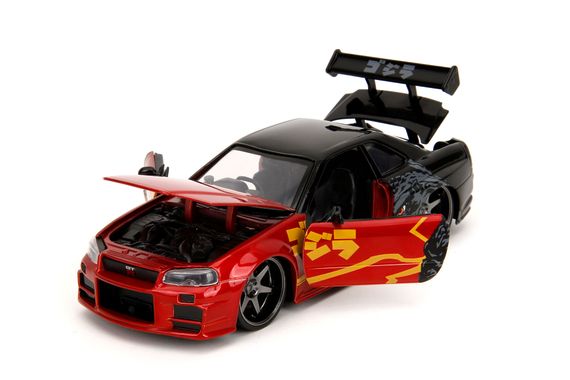 Игровая металлическая машинка Godzilla Нисан GTR | Зображення 2