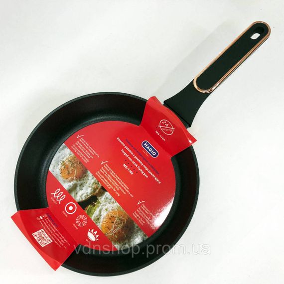 Сковорода зручна для кухні MAGIO MG-1164 24 см, Практична сковорідка, Сковорода якісна на плиту XR-94 | Зображення 2